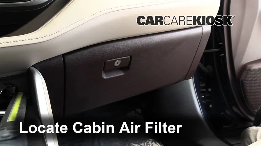2021 Toyota Highlander XLE 3.5L V6 Filtro de aire (interior)